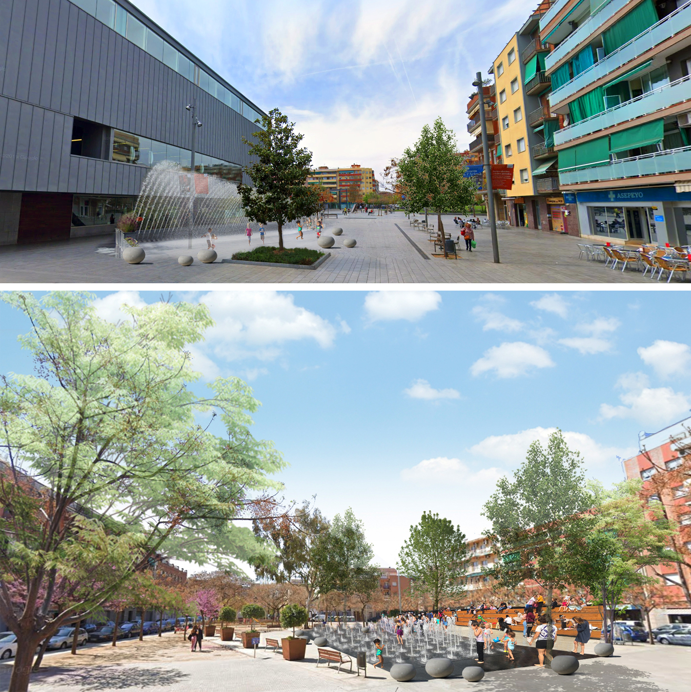 Imatge pels mitjans: Revitalització d’espais públics per els infants