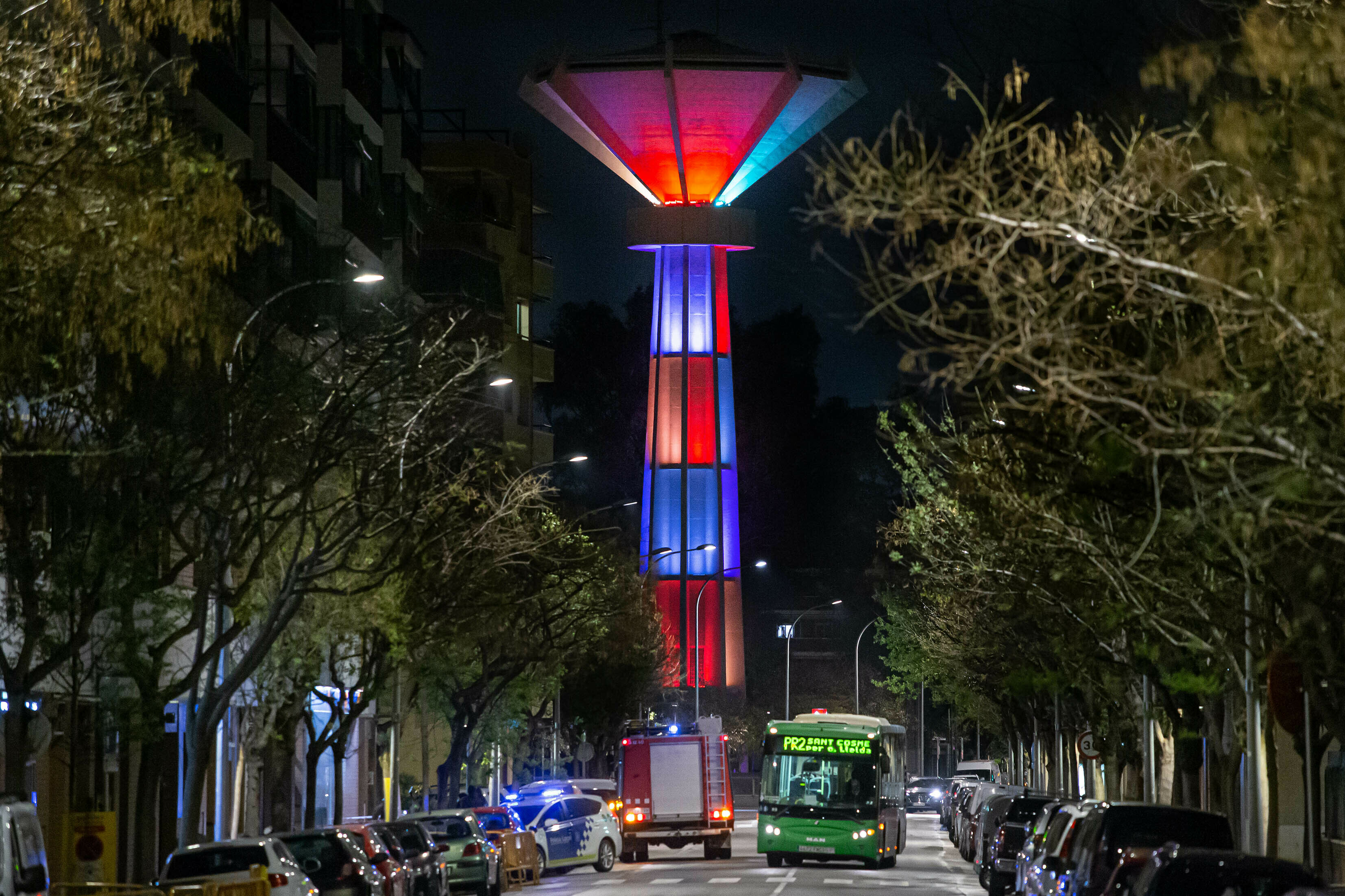 Imagen para los medios: 12.	Iluminar el depósito de aguas de Sant Cosme 