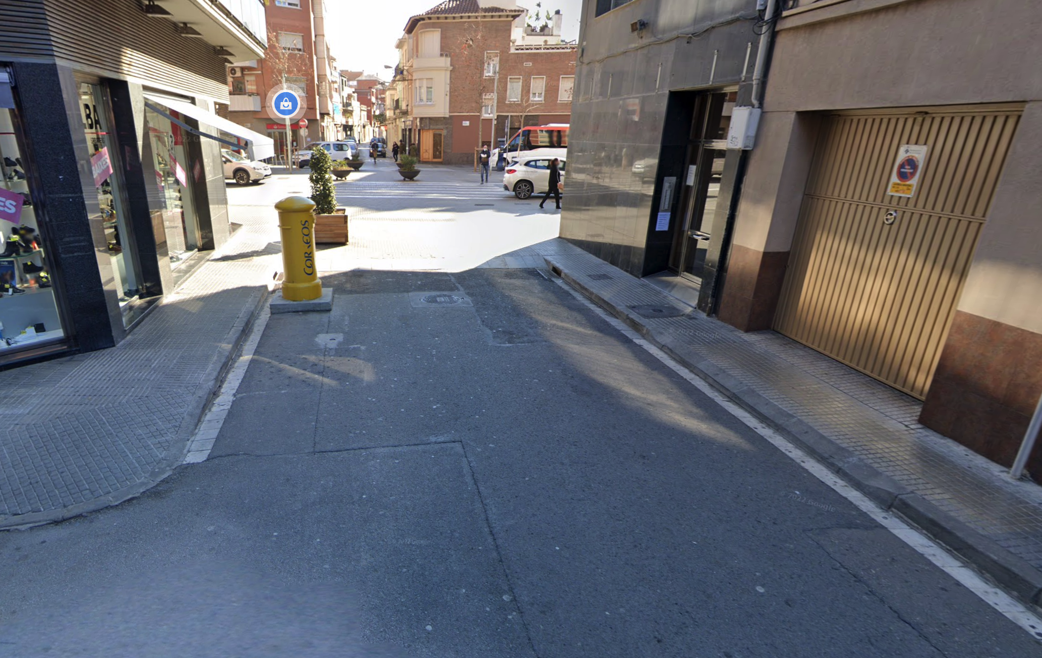 Imatge pels mitjans: Anivellar el c. Frederic Soler (C. Santiago Rusiñol - Av. Verge de Montserrat)