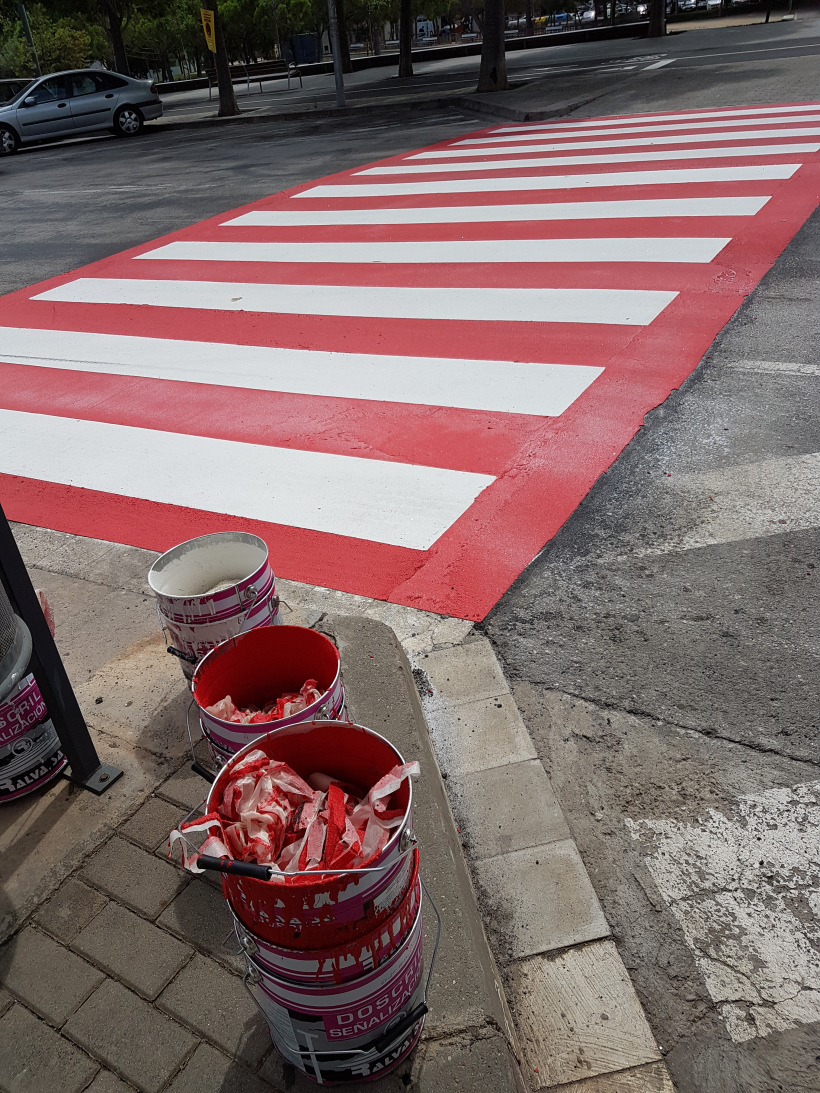 Imagen para los medios: Mejorar cruce P. Neruda- Av. Libertad - Josep Guilera i Molas