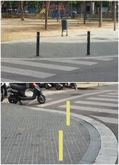 Ejemplo existente y propuesta en pl.Constitución/c.Reus